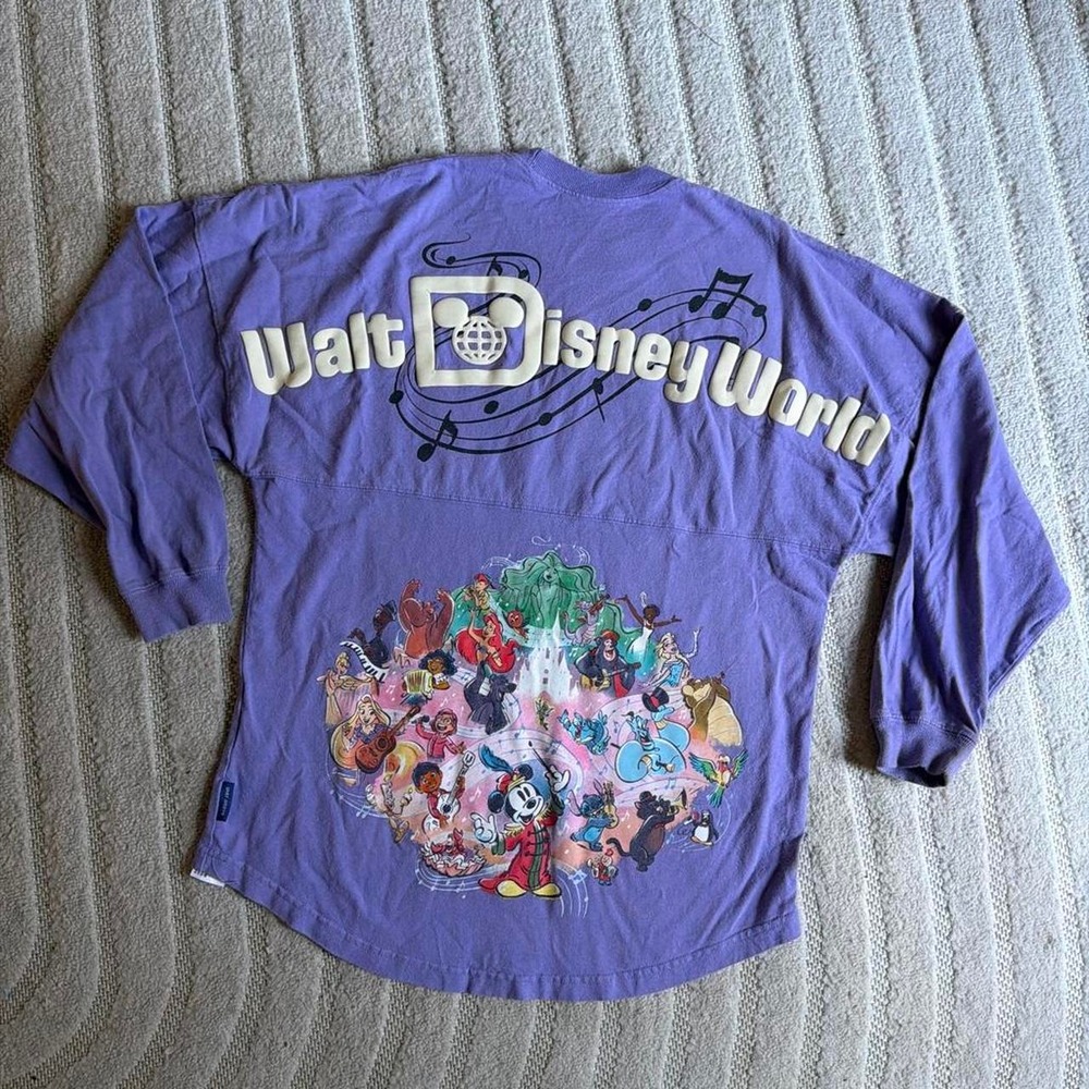 Walt Disney World Disney100 "Years of Music & Wonder" Spirit Jersey size Small